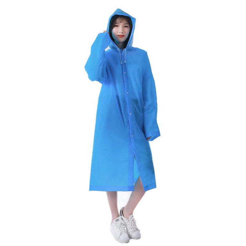 Portable Raincoat Thickened Non-Disposable Men'S And Women'S Travel Outdoor Poncho Electric Vehicle Riding Universal For Adults And Children - Image 1